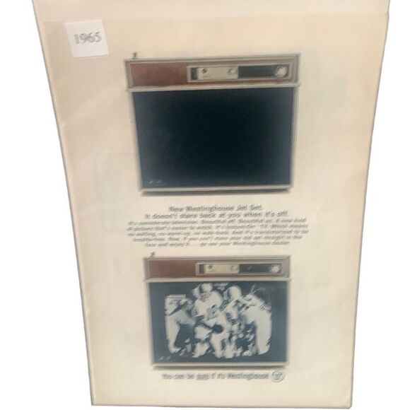 Vintage 1965 Westinghouse Jet Set Television TV Ad Advertisment - Picture 2 of 3